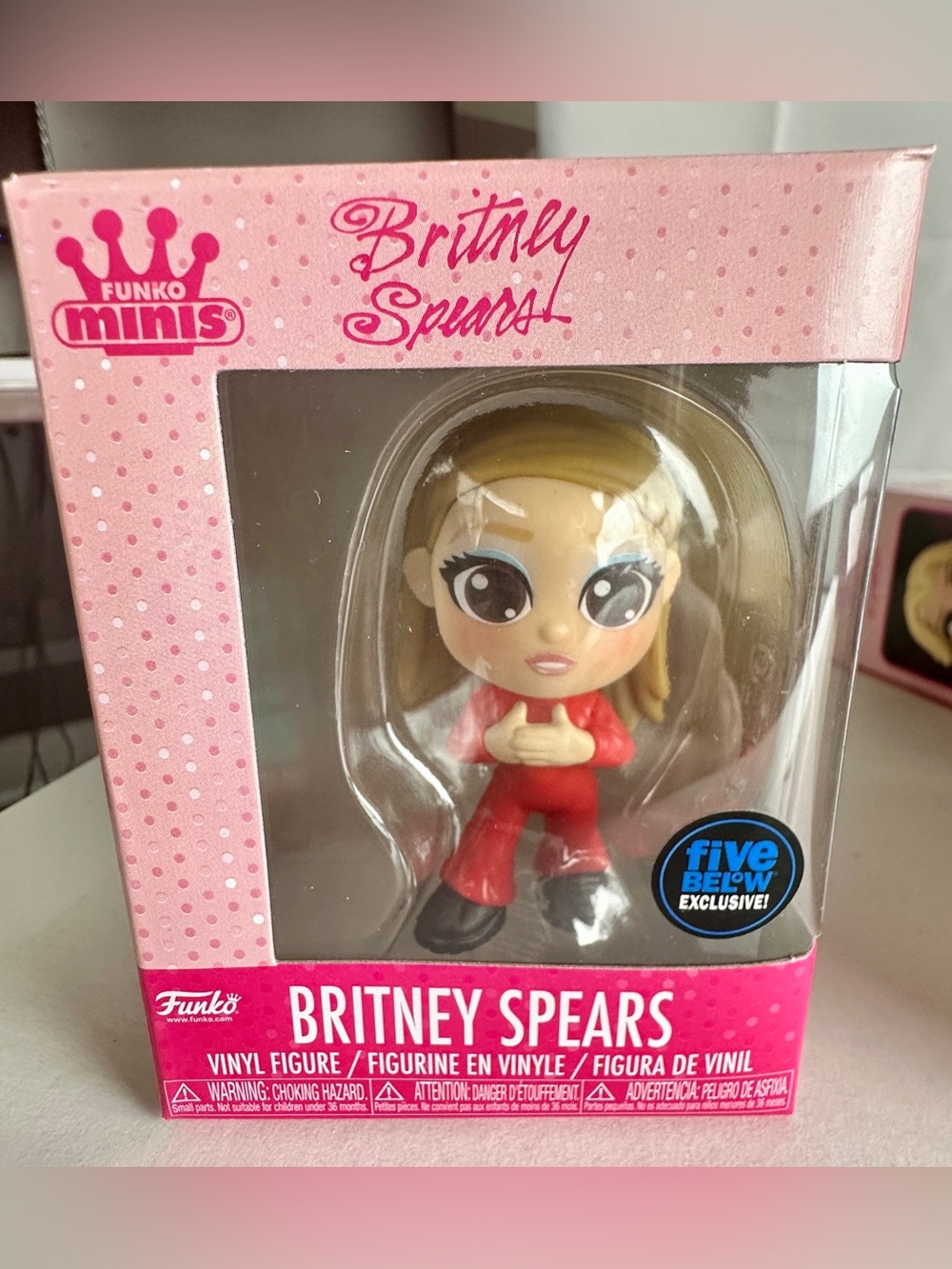 Britney Spears Oops I Did It Again Funko Mini Five Below Exclusive